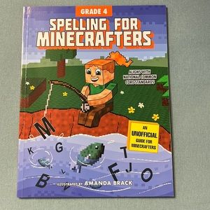 2 Minecraft Spelling Workbooks for Grade 4; used